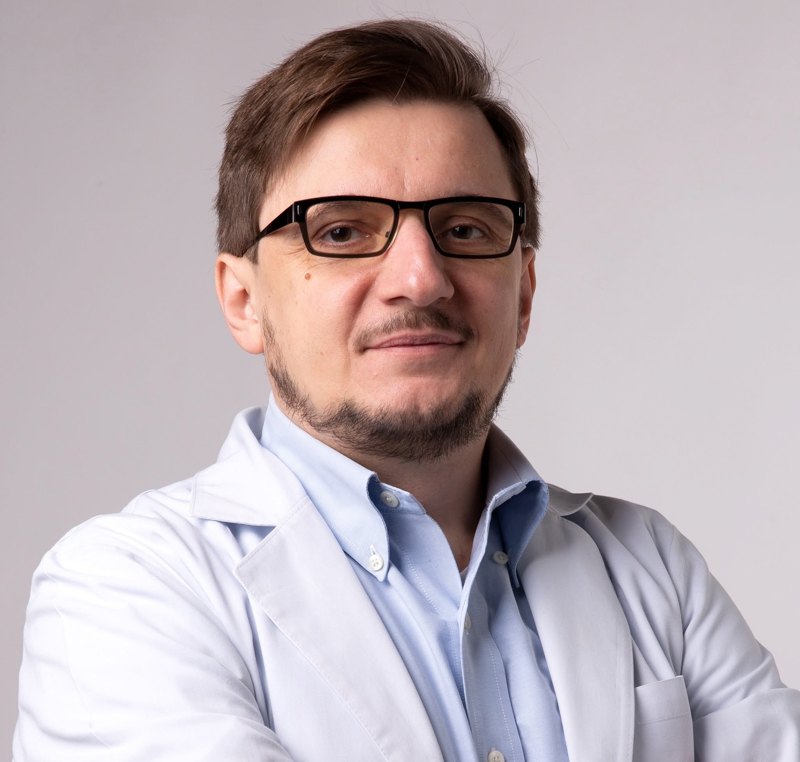 Невролог і керівник Інсультного центру клінічної лікарні «Феофанія» ДУС Дмитро Лебединець