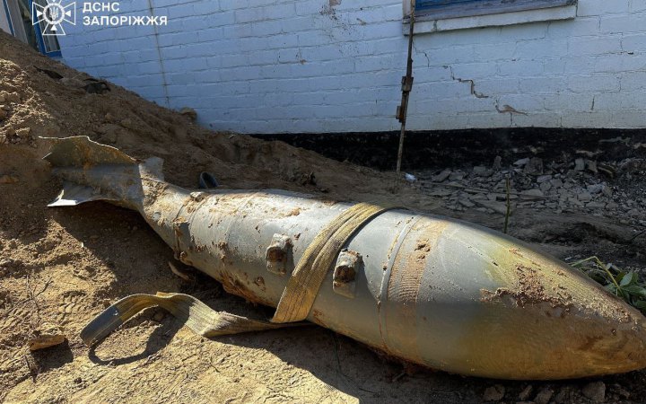 У Запорізькій області знешкодили 500-кілограмову керовану авіабомбу