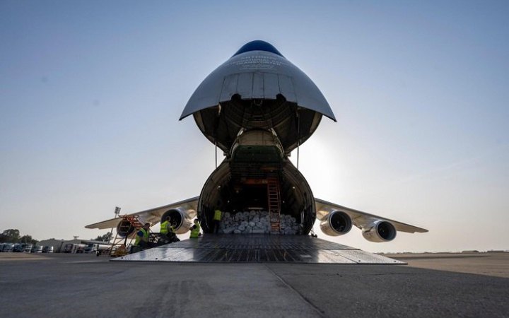 Український літак доставив 101 тонну гумдопомоги постраждалим у Туреччині, – МЗС