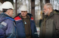 Міністр енергетики відвідав зруйновану ТЕС на Харківщині