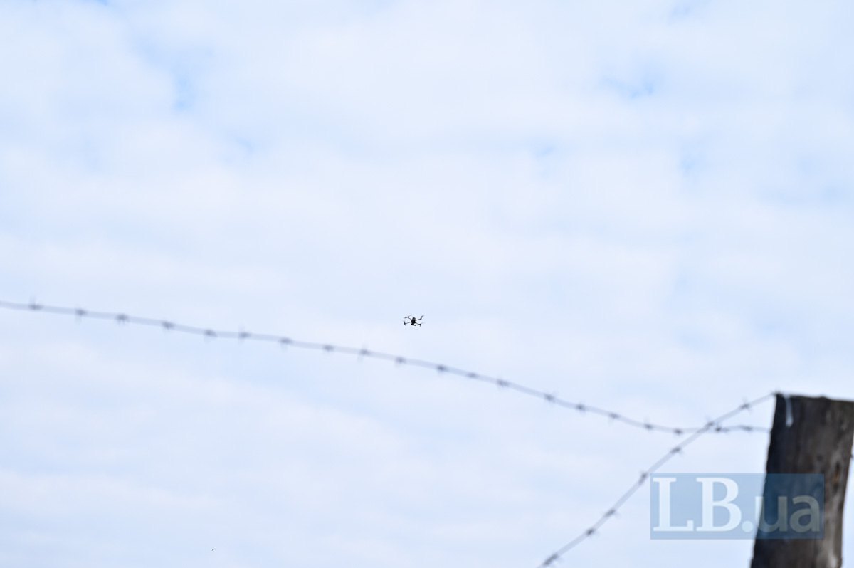 Дрон, який використовують у рамках навчань