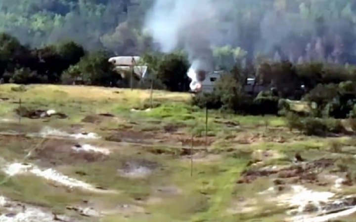 Львівські десантники знищити танк та бойову машину піхоти окупантів