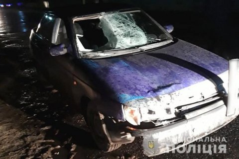 У Черкаській області п'яний водій збив двох маленьких дітей