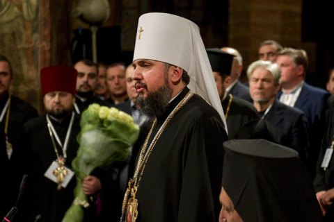 Епифаний проведет первую литургию в Михайловском соборе
