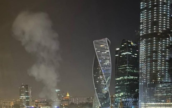Москву знову атакував безпілотник: пошкоджена будівля Експоцентру, спалахнула пожежа в "Москва-сіті"