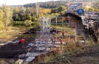 Бойовики не виконують зобов'язань щодо ремонту моста в Станиці Луганській