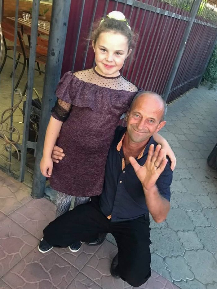 Віктор Далібожко з донькою Олександра.