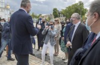 Кличко встретился с главой Представительства ЕС на церемонии открытия Дня Европы в Украине