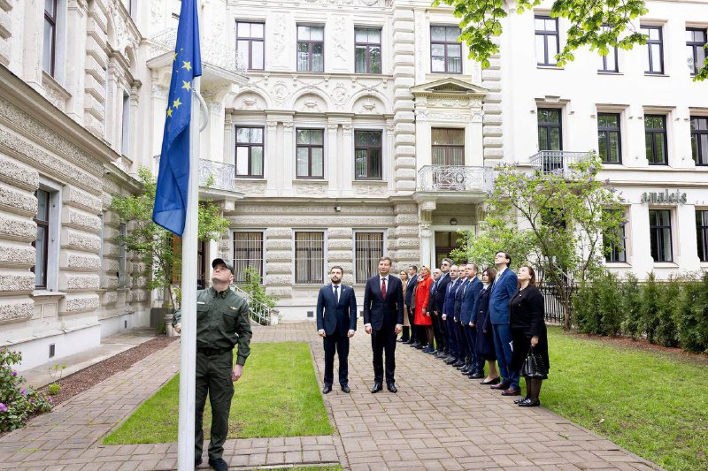 Підняття прапора ЄС