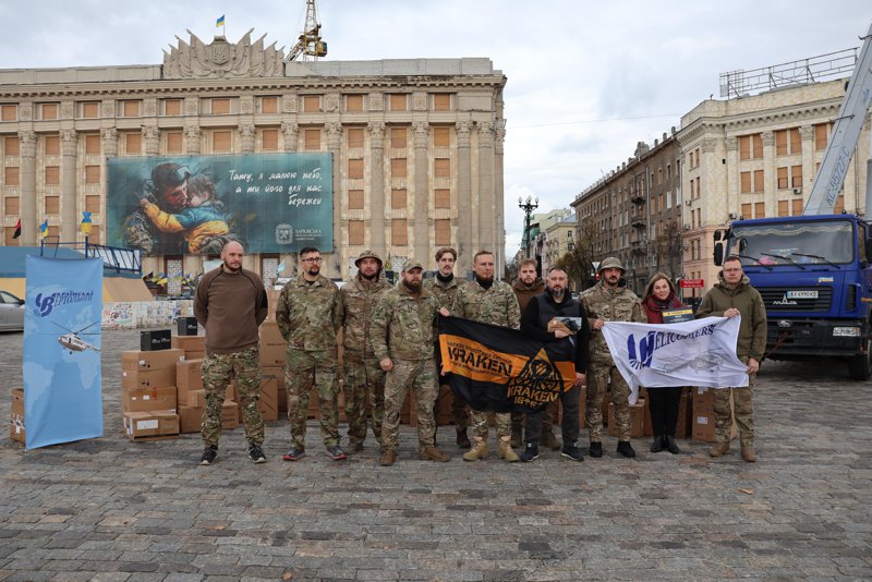 Авіакомпанія «Українські вертольоти» привезла до Харкова техніку та обладнання вартістю 4,6 млн грн для полку
безпілотних систем KRAKEN Третього Армійського Корпусу