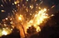 В Донецкой области взорвались склады с пиротехникой