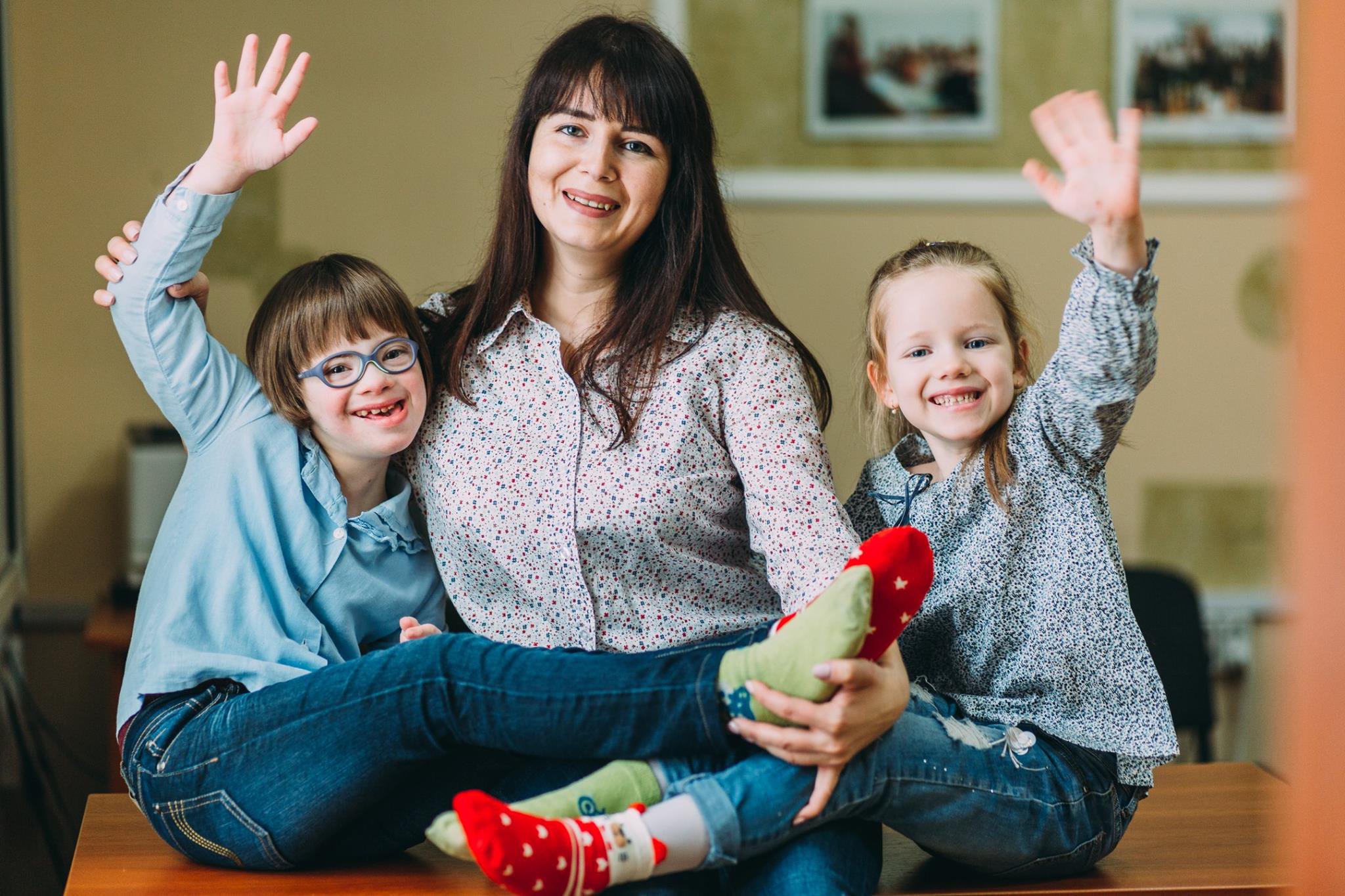 Катерина Попович зі старшими доньками 2018 рік