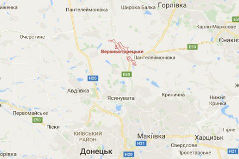 Силы АТО установили полный контроль над Верхнеторецким