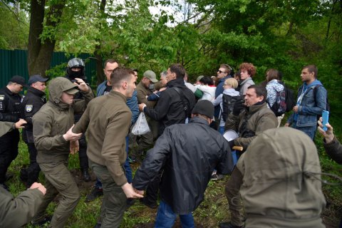 У стройплощадки в Протасовом Яру снова произошла потасовка