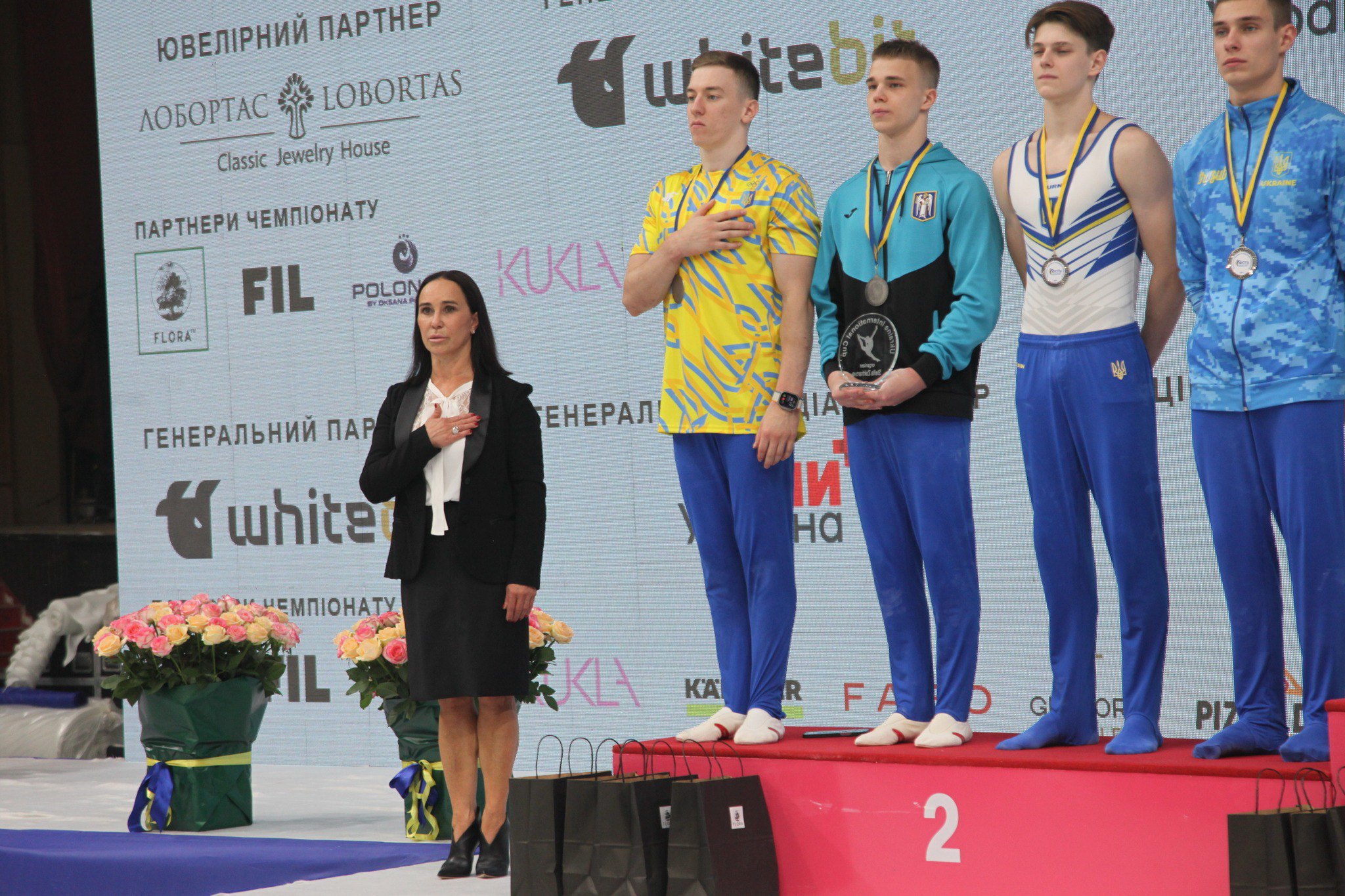 Стелла Захарова під час Чемпіонату України зі спортивної гімнастики.