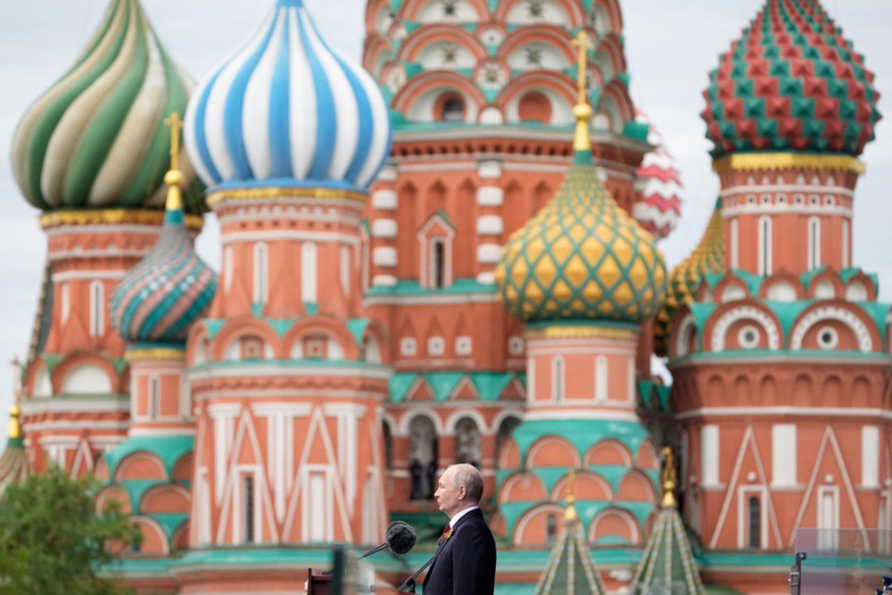 Путін під час параду, 9 травня 2026 р.
