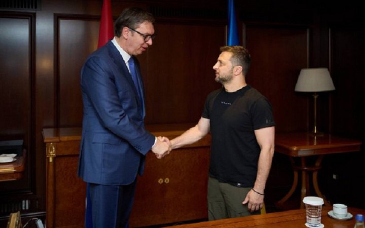 ​Зеленський зустрівся із президентом Сербії Вучичем 