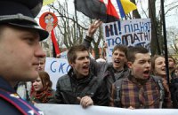 Львовским студентам никак не надоест митинговать против Табачника