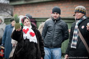 Сторонники Тимошенко пришли поддержать ее в Старый Новый год