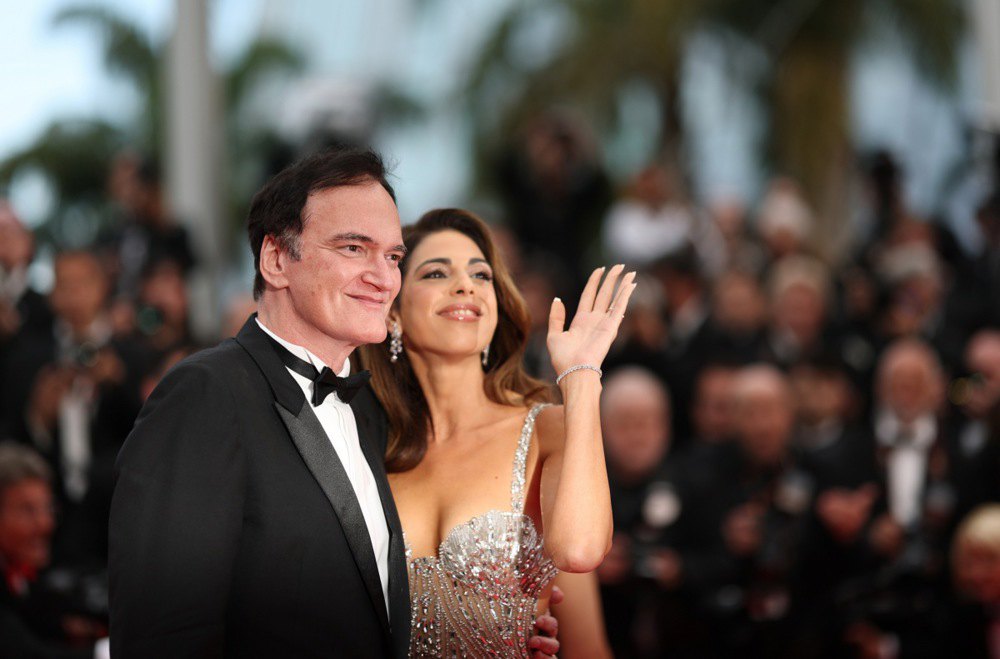 Квентін Тарантіно і Даніела Пік під час церемонії відкриття 78-го Каннського кінофестивалю.