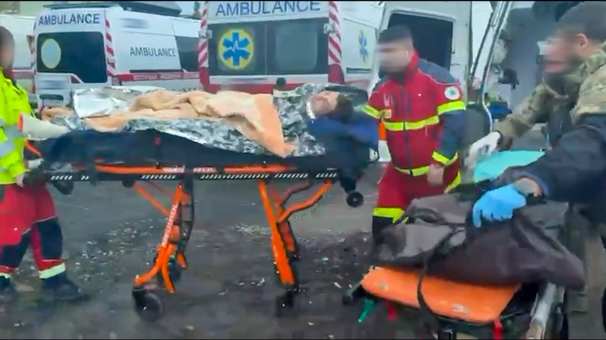 Евакуйований повітряним дроном 