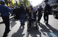 В Луганске чернобыльцы временно прекратили протесты