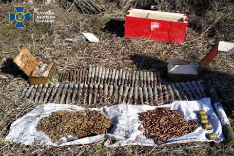 В Луганской области обнаружили схрон с артснарядами, обложенный противотанковыми минами