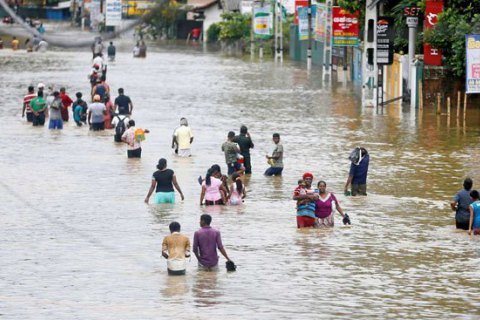 Число жертв повеней на Шрі-Ланці перевищило 160 осіб