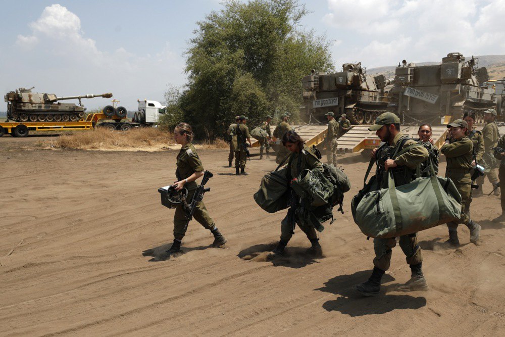 Навчання ізраїльської армії в долині Хула, поблизу ізраїльсько-ліванського кордону, 10 липня 2023 р.