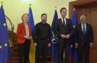 Зеленський зустрівся з Рютте, Коштою та фон дер Ляєн