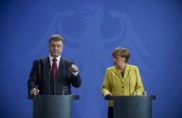 Порошенко и Меркель обсудили пути привлечения США к урегулированию ситуации на Донбассе