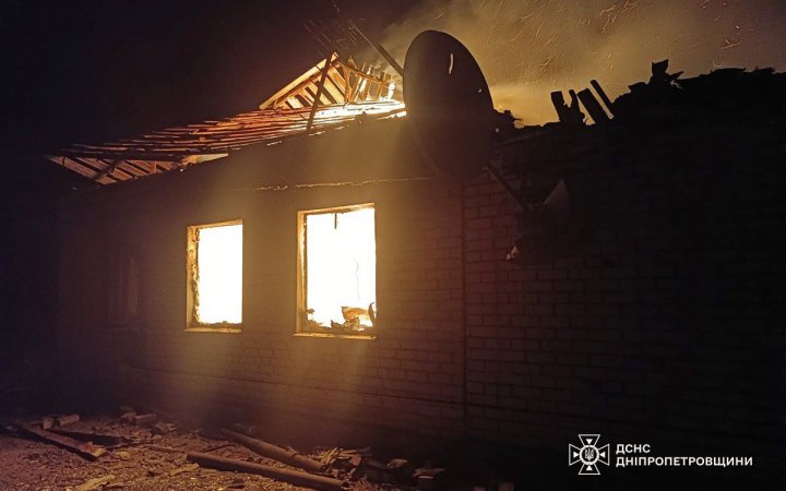 Армія РФ атакувала два райони Дніпропетровщини, виникли пожежі