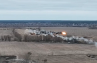 Українські військові збили російський бойовий вертоліт