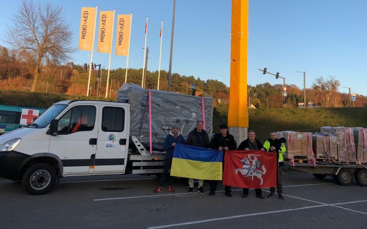 Із Литви в Україну прибула перша партія генераторів, - посольство