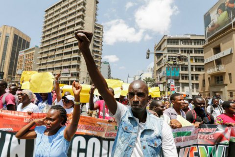 В Кении полиция разогнала газом митинг оппозиции