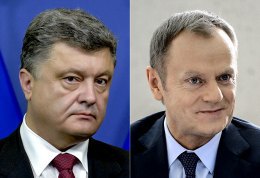 Порошенко і Туск погодили проведення саміту Україна-ЄС у Києві