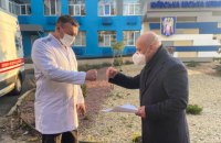 “Епіцентр” передав Київській міській клінічній лікарні №7 апарати ШВЛ