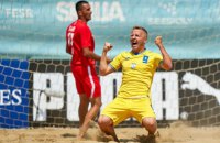 Збірна України з пляжного футболу вийшла до чвертьфіналу відбору на Всесвітні ігри