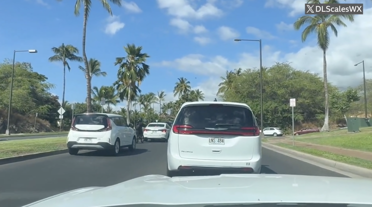 Люди намагаються виїхати з небезпечної зони на Гаваях 