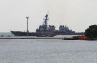 Американский ракетный эсминец Porter вошел в порт Одессы
