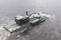Украинский БТР "Буцефал" испытали на воде