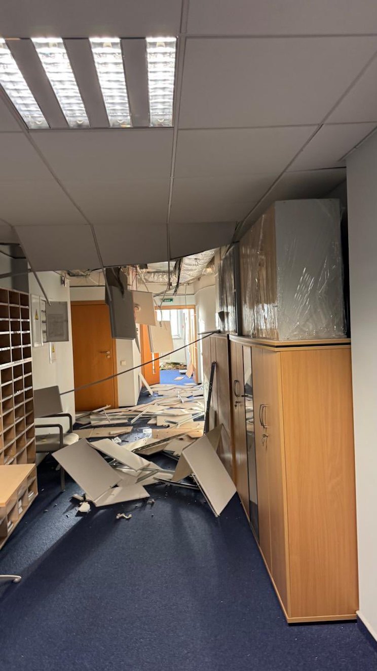 Внаслідок російського удару пошкоджено будівлю представництва ЄС