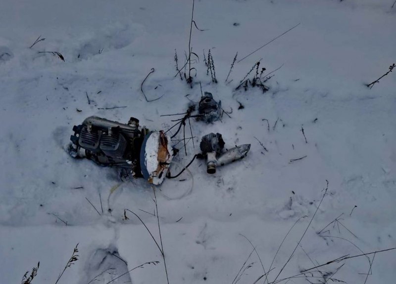 Уламок БПЛА БМ-35 , який долетів до Дніпра, 26 січня 2026 року