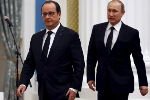 Олланд і Путін домовилися про тіснішу співпрацю в боротьбі з ІДІЛ