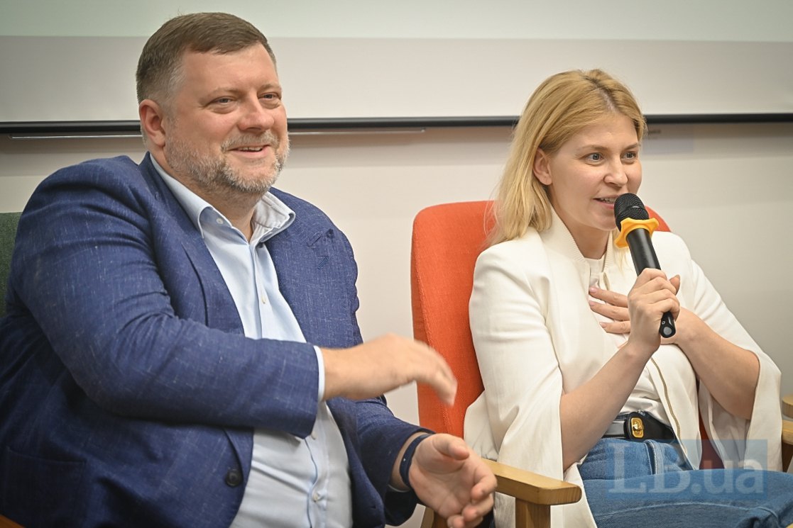 Oleksandr Korniyenko and Olha Stefanishyna