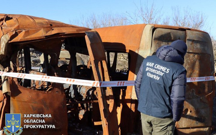 У квітні на Ізюмщині росіяни впритул розстріляли автобуси з цивільними, - Офіс генпрокурора