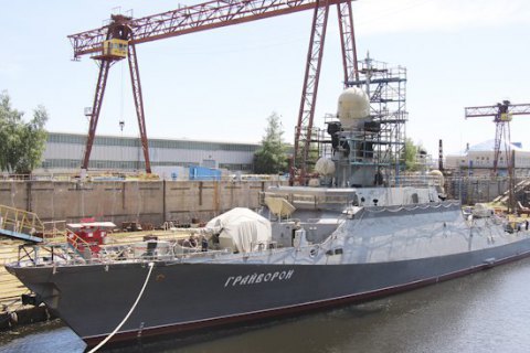 Россия проведет в Черном море испытания нового корабля с крылатыми ракетами