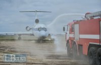 В аэропорту "Борисполь" прошли масштабные учения спасателей 