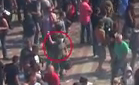 В сети появилось видео, на котором видно, кто бросает гранату под Раду