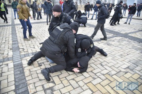 ​В Киеве после акции против ультраправого насилия произошли задержания